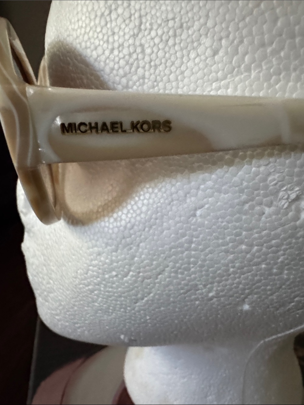 Michael Kors Cream Round Sunglasses with Brown Gradient Lenses - Picture 2 of 4